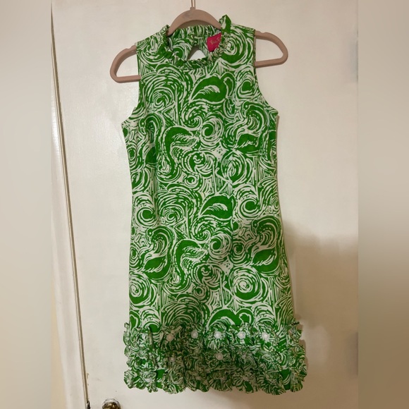 Stunning Lilly Pulitzer ltd. edition Jubilee shift dress w/beaded flower trim - Picture 5 of 7